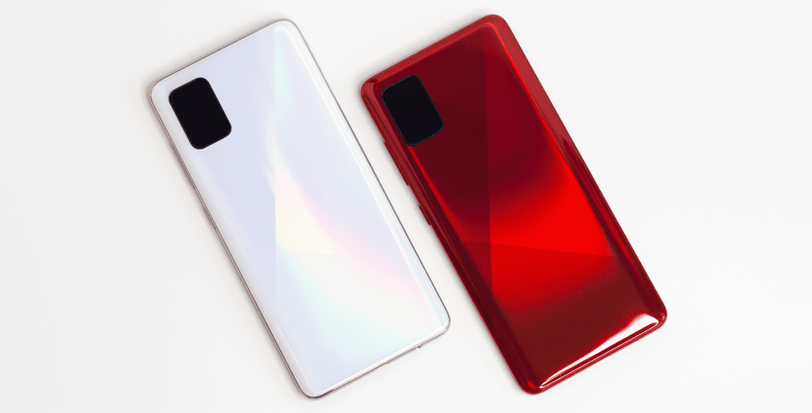 two android devices