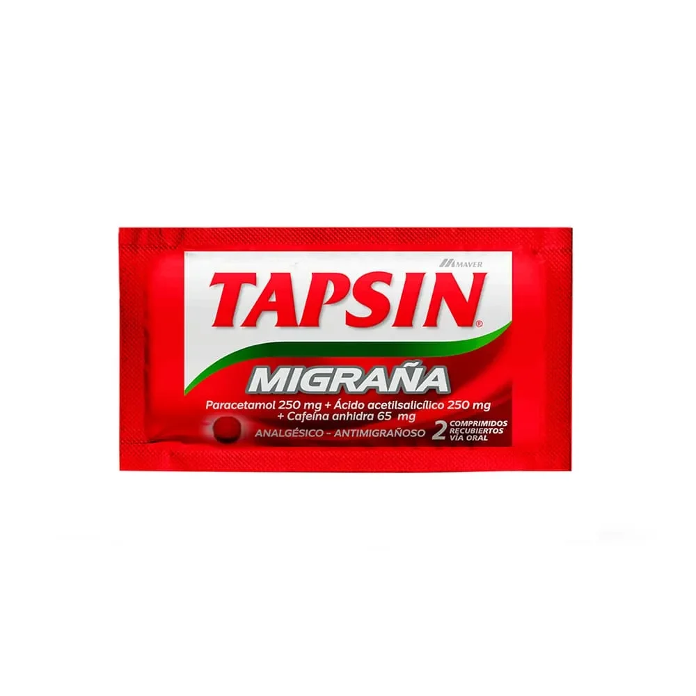 Tapsin Migraña Sobx2 Cja/100 Comp