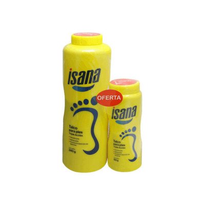 Isana Talco Pack Pack/240Gr+60Gr