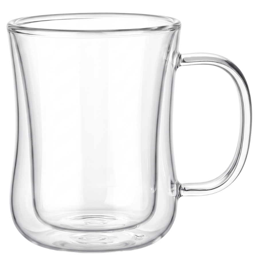 Vaso resistente al calor, vidrio borosilicato, 350ml