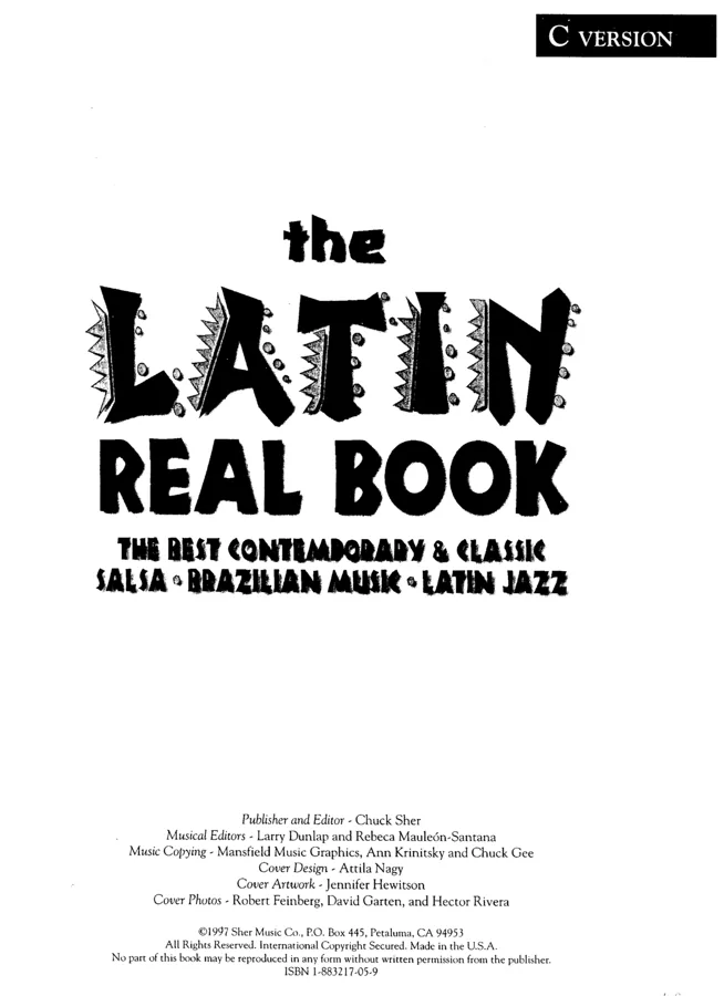 The Latin Real Book in C