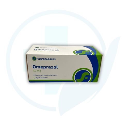 Omeprazol 40 Mg Fco Vial X 10 Am (Farmasalud)