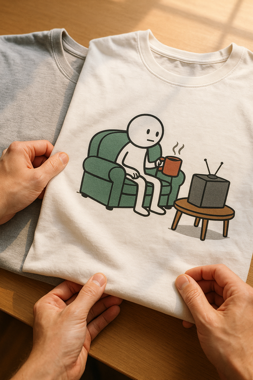Screen printing process creating quality graphic T-shirts