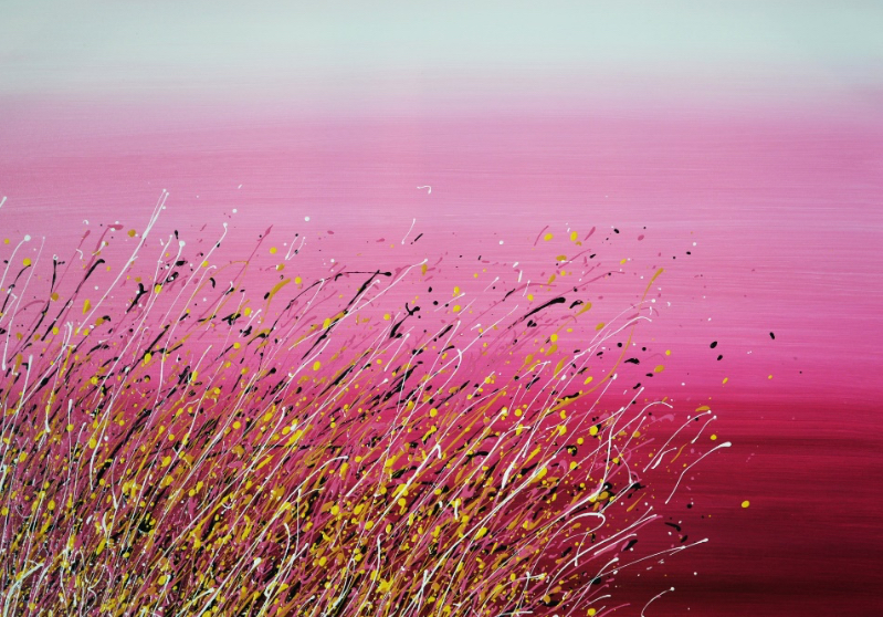 Paisagem rosa