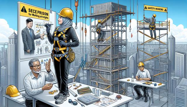 Sécurité au travail en hauteur : les meilleures pratiques