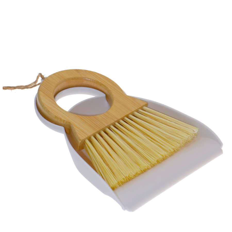 Set cepillo + recogedor plástico, 2 piezas, 20cm