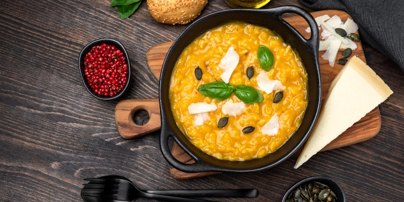 Saffron infused risotto alla Milanese