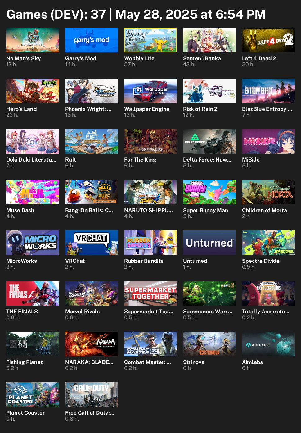 Buy 67 Games ($128) • Steam 3 LVL, 1 YRS • No Man's Sky (12h), Garry's ...