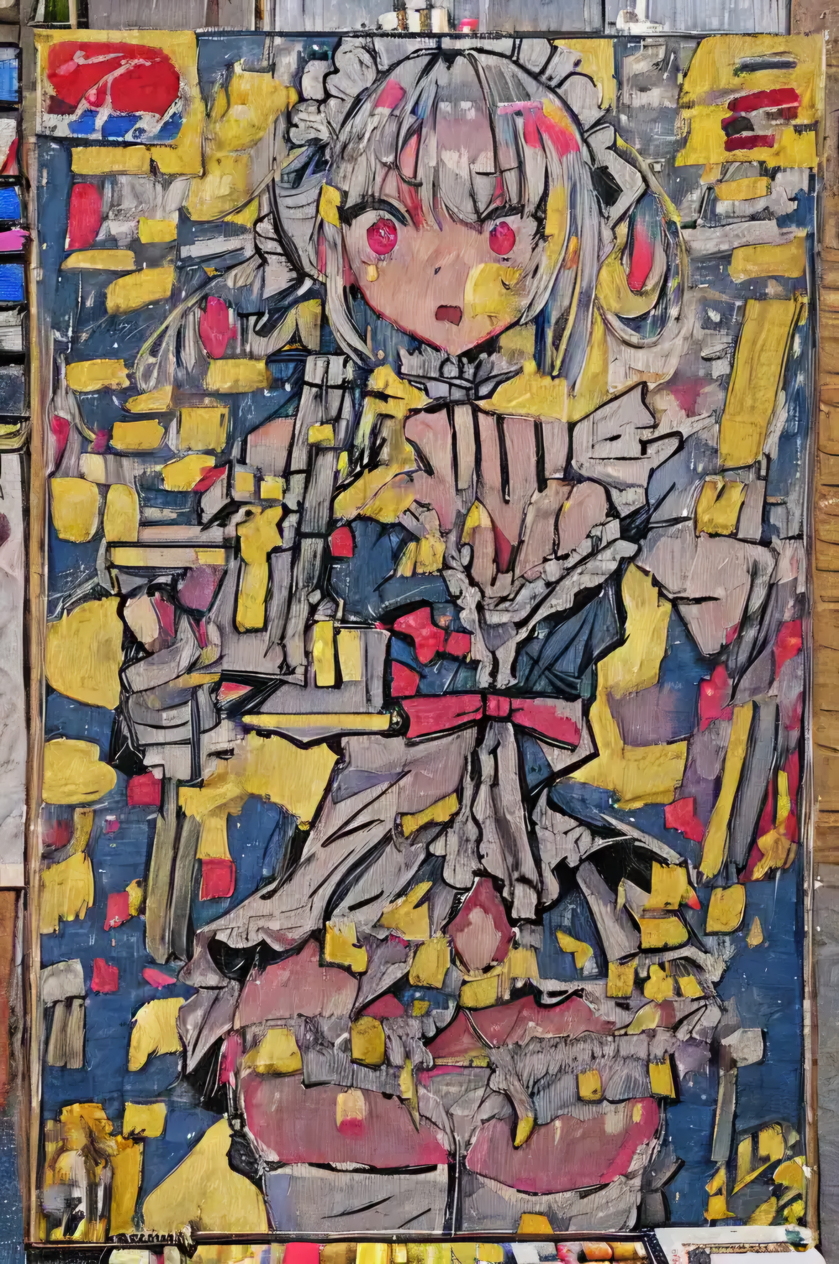 Ai繪面封印5.2 by sd with ai art, panchira, change of status, sealed in painting