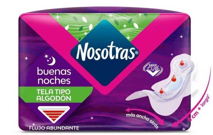 Nosotras Natural Buena Noches Bol/10 Und