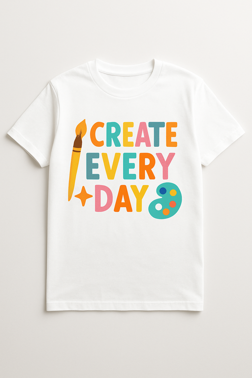 Diverse group wearing stylish funny graphic T-shirts in urban setting