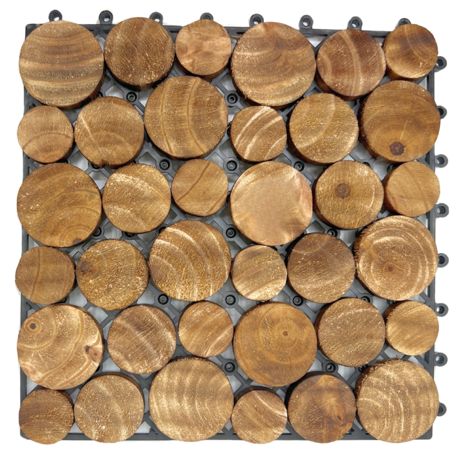 Baldosa rústica madera, 30x30cm