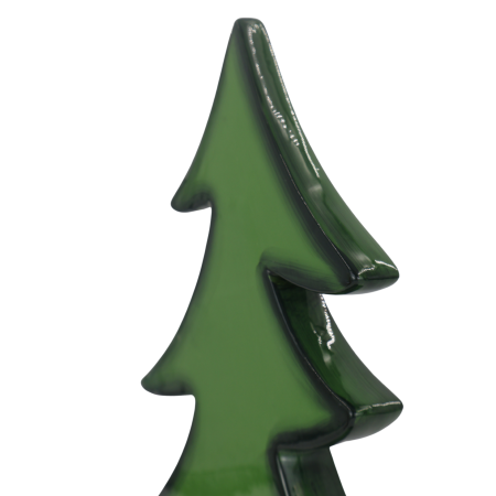 Pino navideño verde, 42cm, cerámica