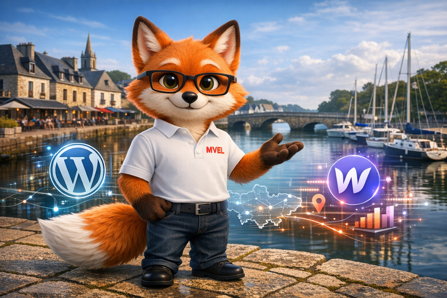 wordpress vs webflow Auray