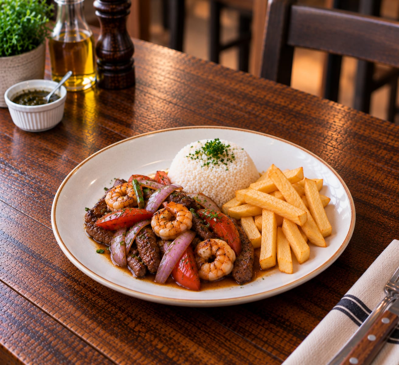 Lomo Saltado Ayahuaska