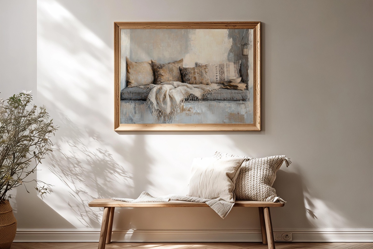Cozy Corner Serenity Boho Printable Wall Art