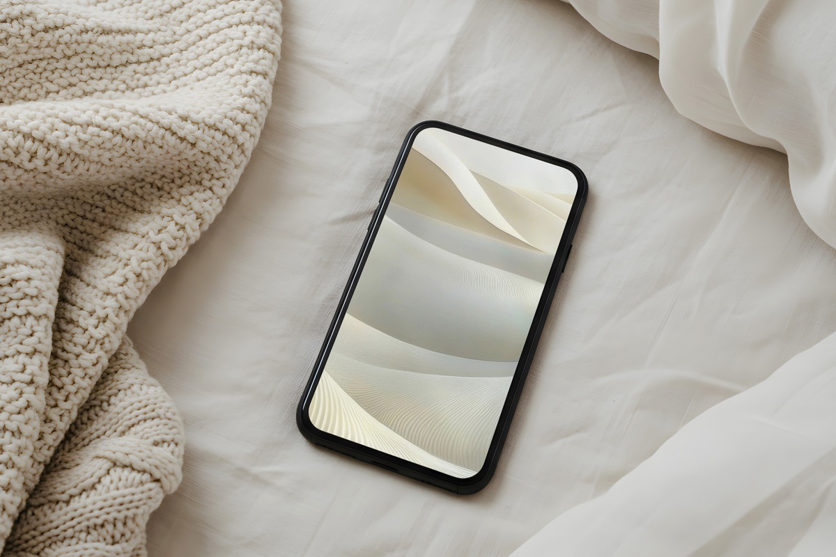 Dunes Whispering Tranquility Neutral iPhone Wallpaper