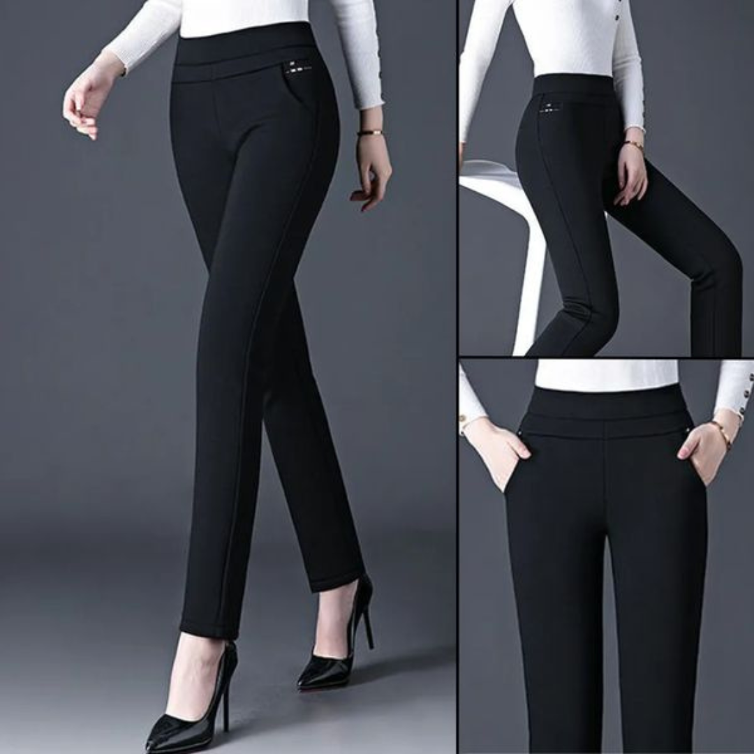 Lavisa - Women's Stretch Slim Fit Pants - Tailored Day-to-Evening Trousers