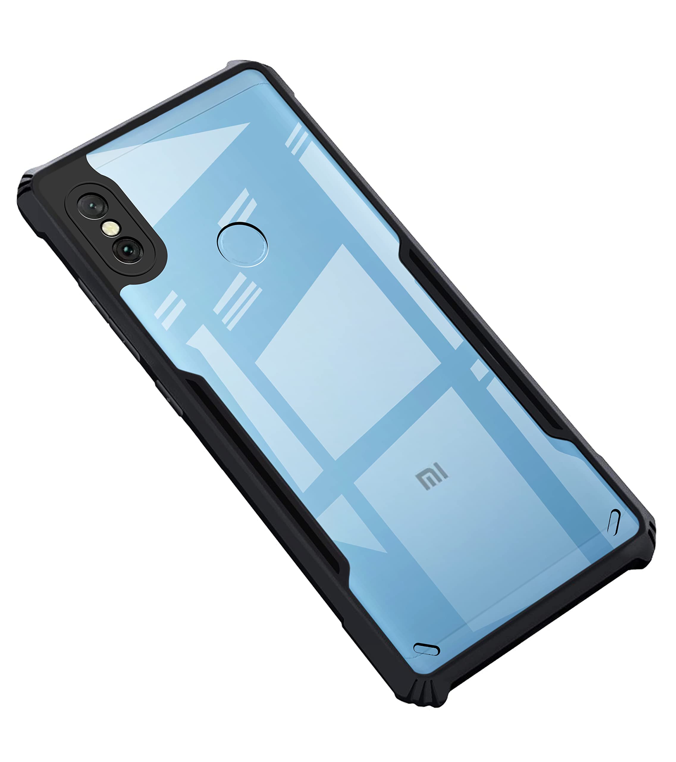 Black Border - Transparent Back iPaky Mobile Back Cover Case