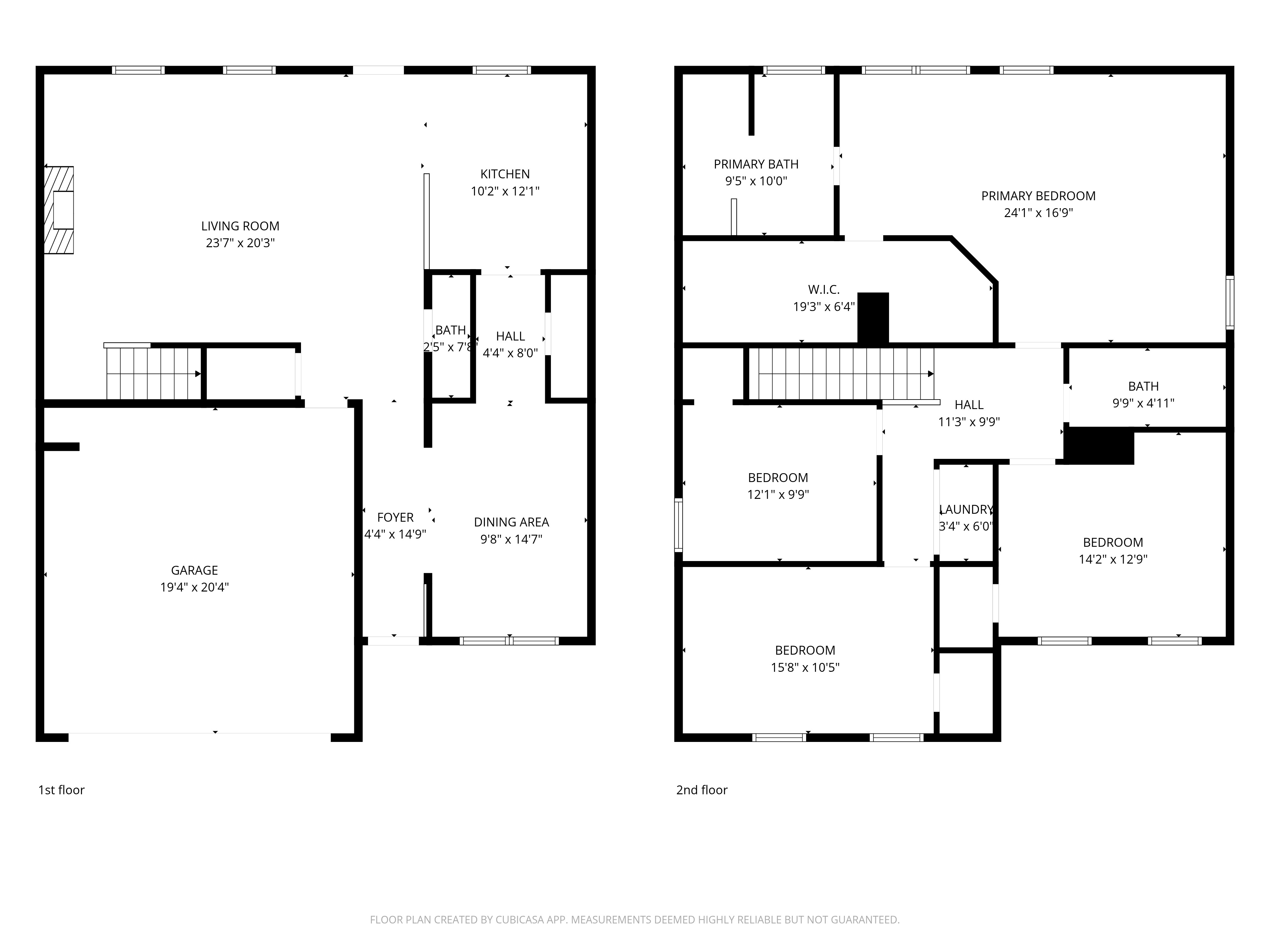 Complete home floor plan sample