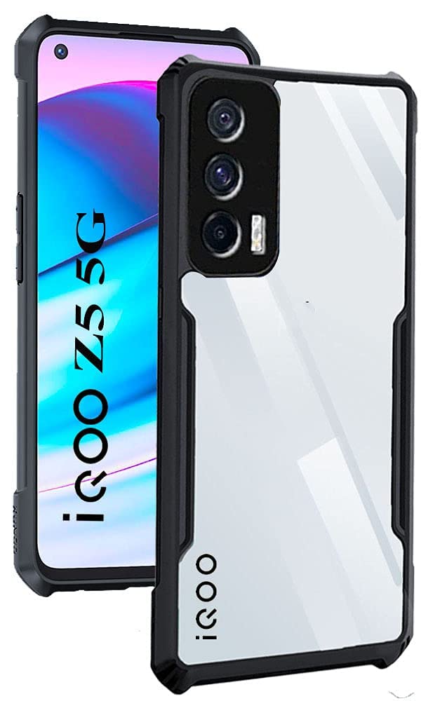 Black Border - Transparent Back iPaky Mobile Back Cover Case