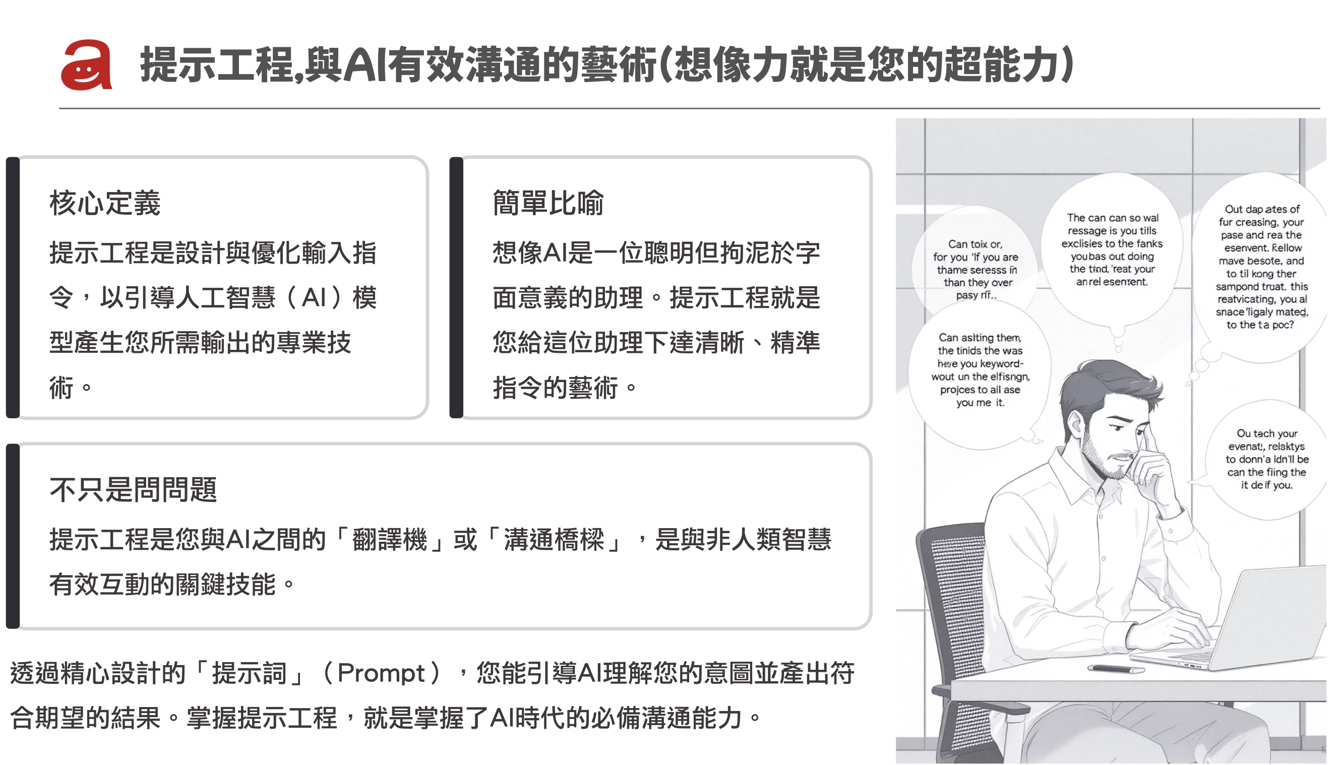提示工程就是與AI有效溝通的藝術