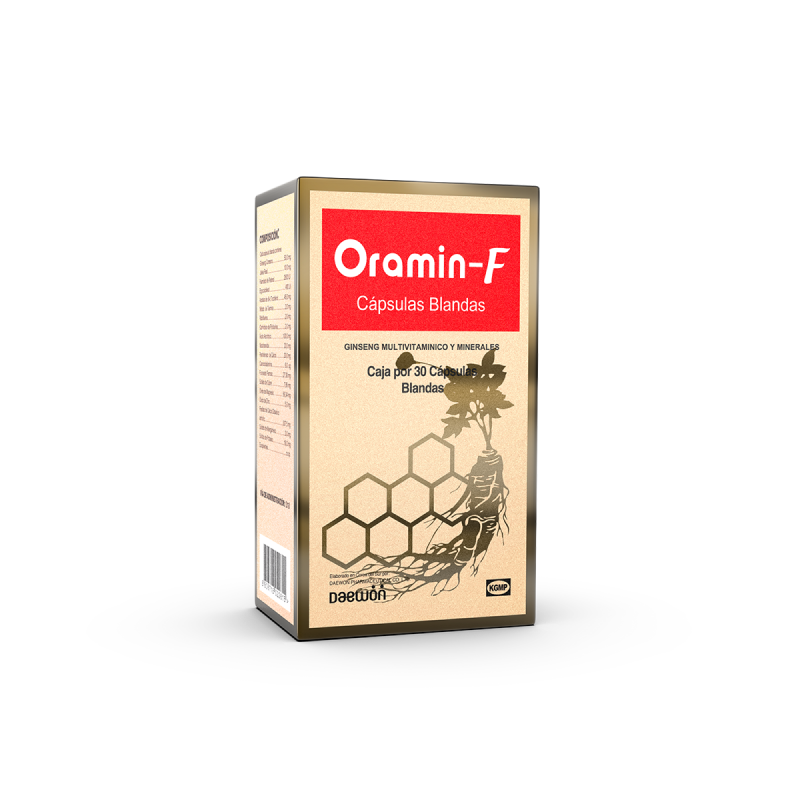 Oramin-F Multivitaminico Caja X 30Cap. Bland