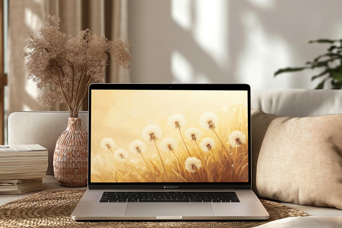 Dandelion Seed Magic Desktop Wallpaper