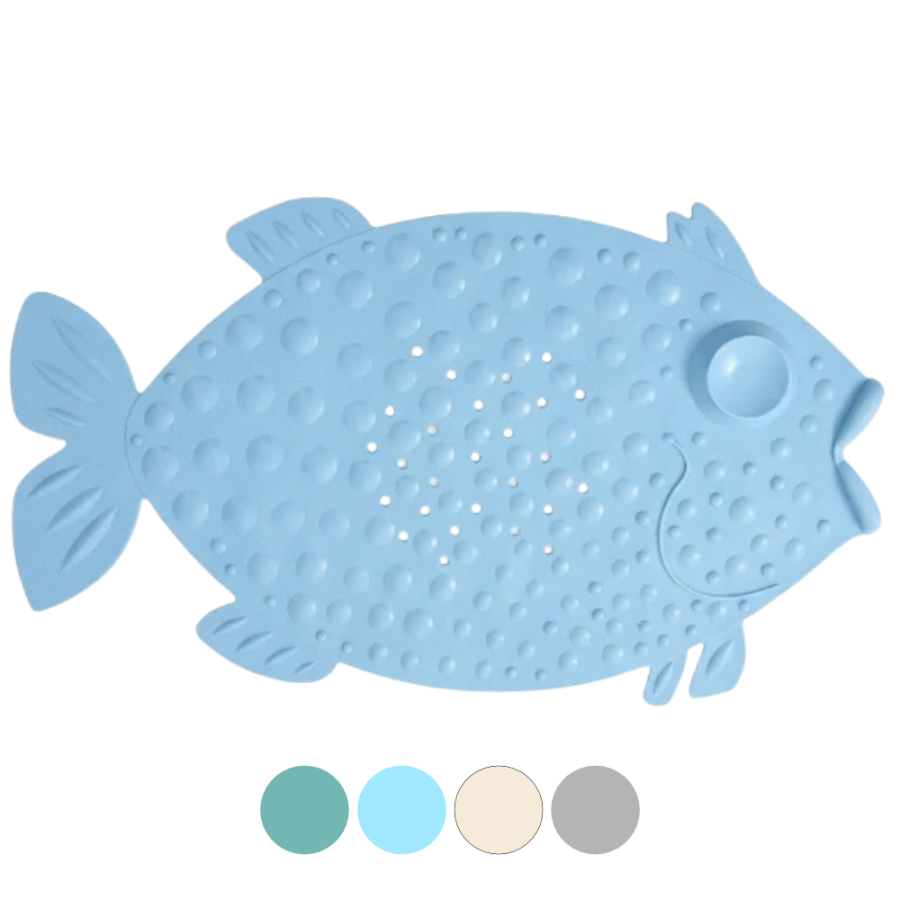 Tapete de ducha antideslizante pvc, 64x35cm