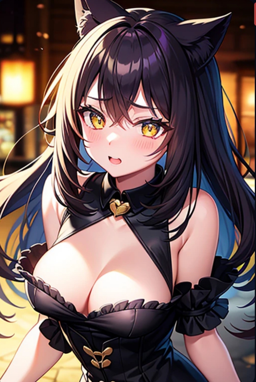猫倉 by Nekokura with ai art, neko musume