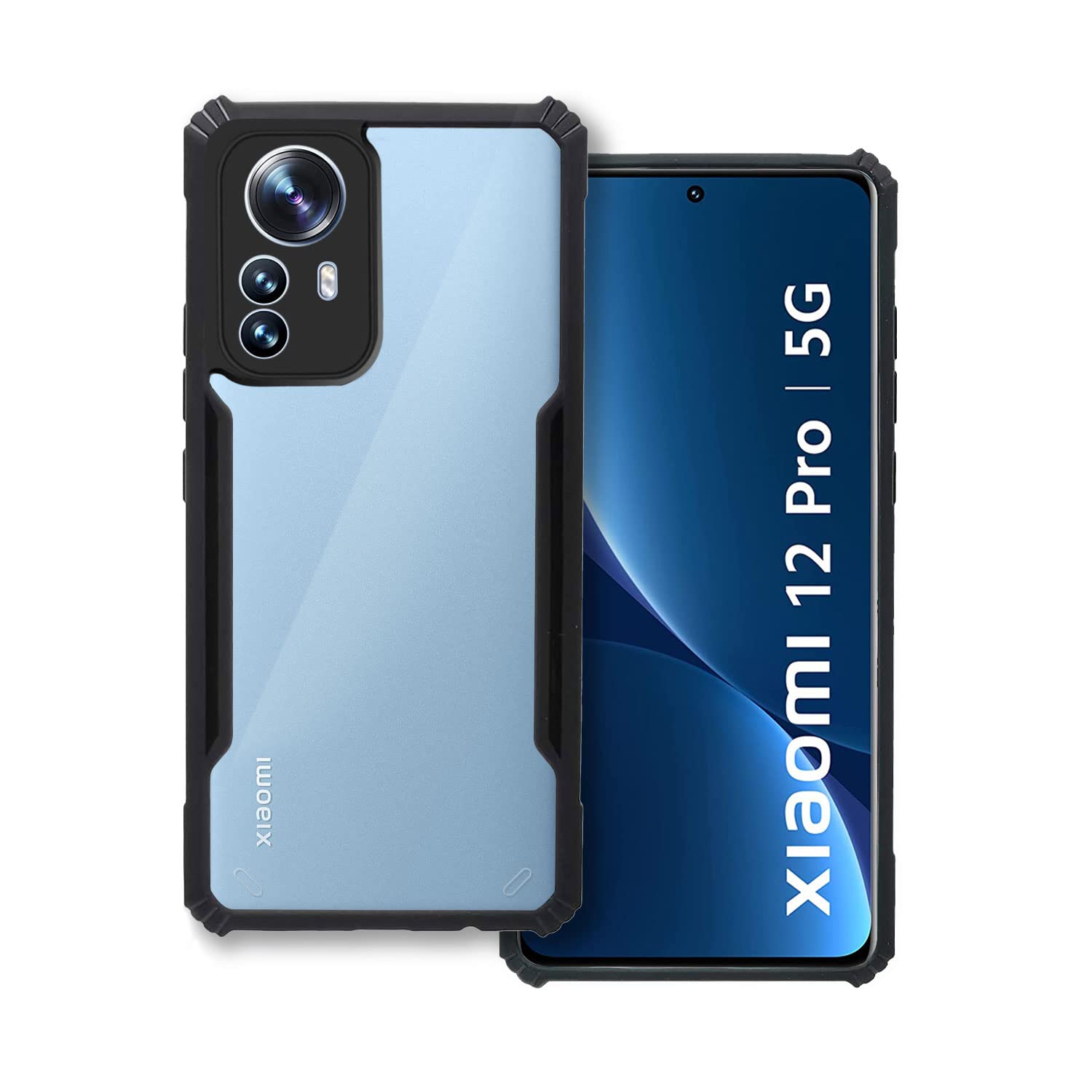 Black Border - Transparent Back iPaky Mobile Back Cover Case