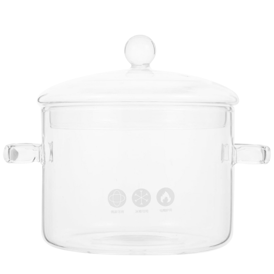 Olla de vidrio 1.9 litros, borosilicato