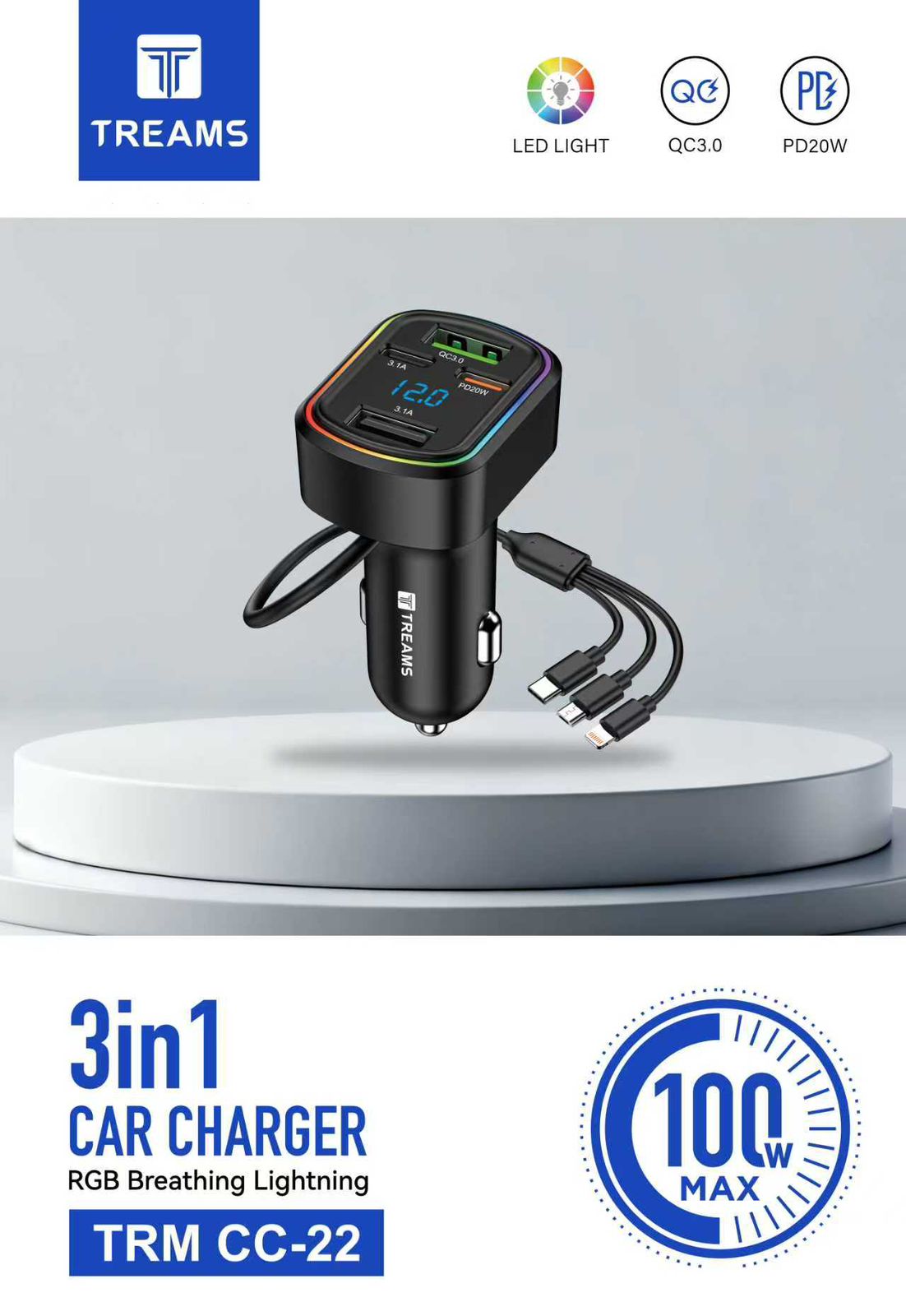 Treams TRM CC - 22 - 3-IN-1 - 100W