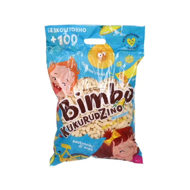 Paluszki kukurydziane Mleczne “Bimbo Kukurydzuno” 500g