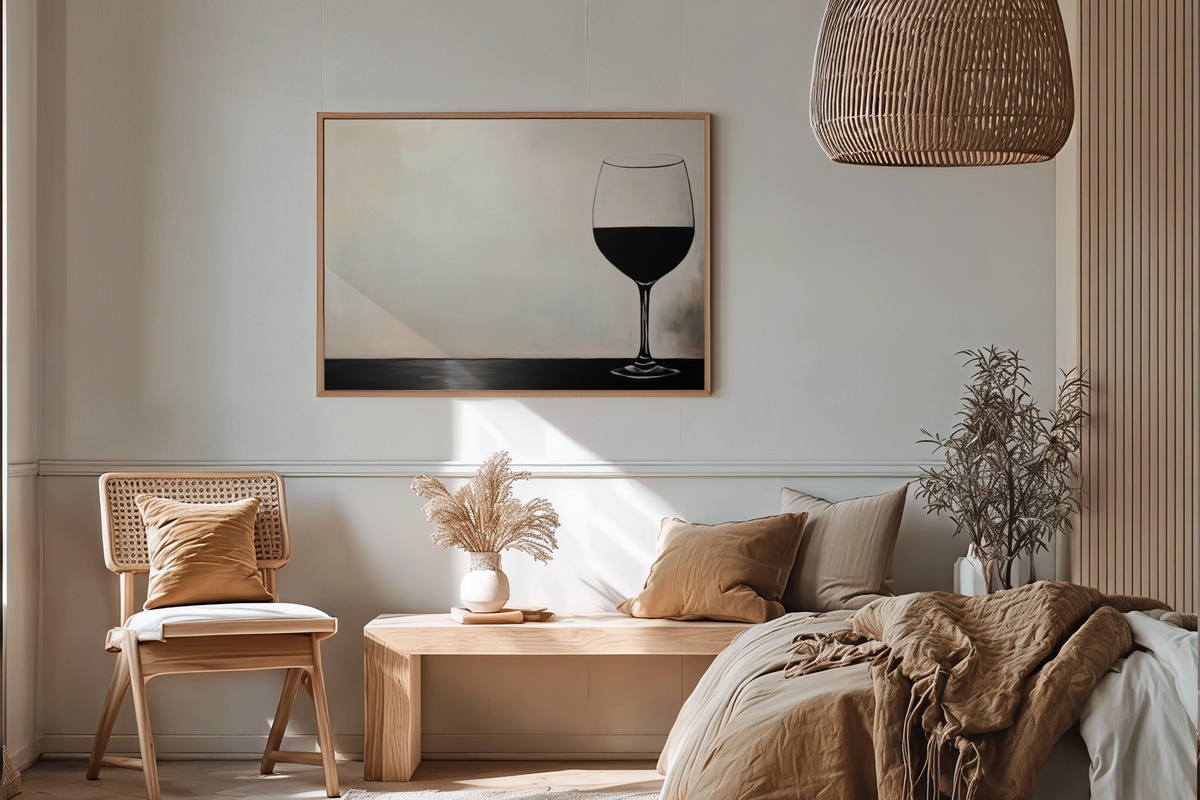 Refined Wine Whisper Printable Wall Art
