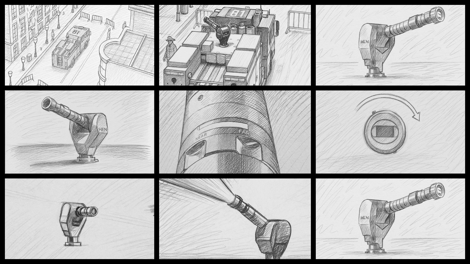 Hen Titan Storyboard