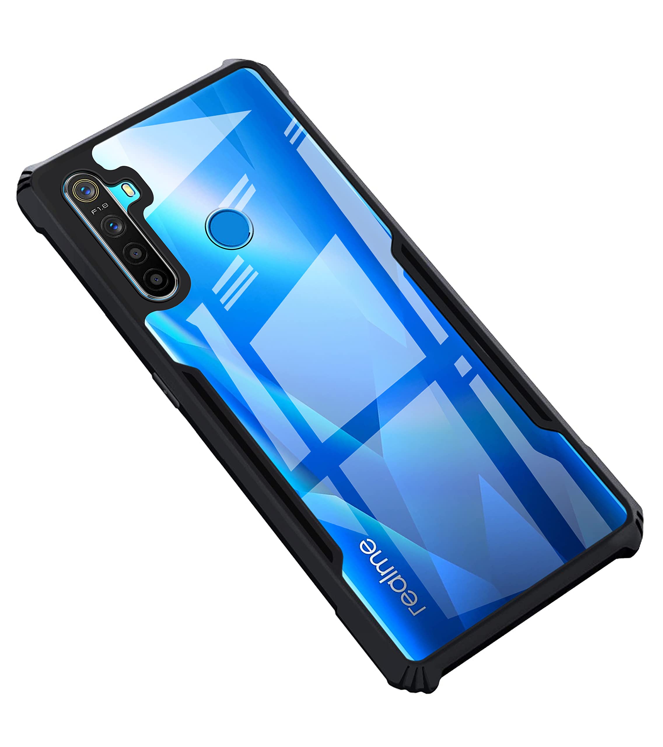 Black Border - Transparent Back iPaky Mobile Back Cover Case