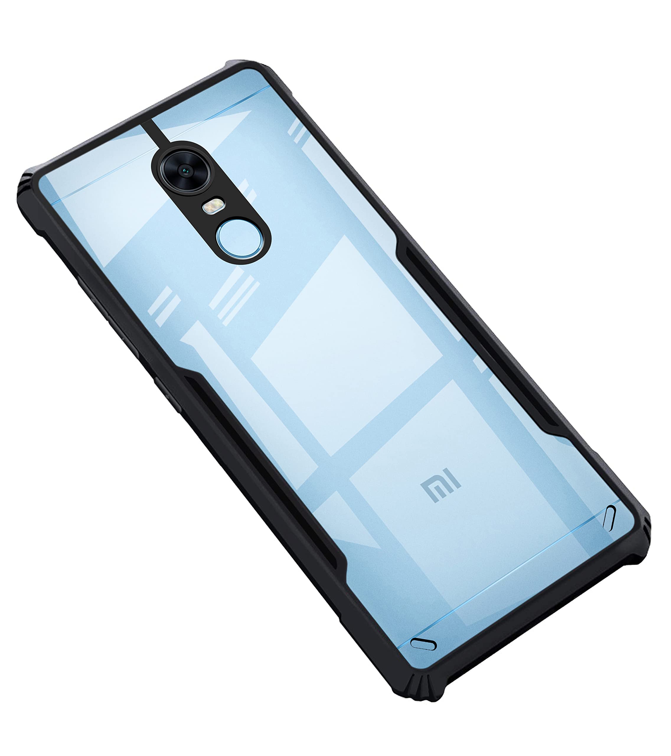 Black Border - Transparent Back iPaky Mobile Back Cover Case