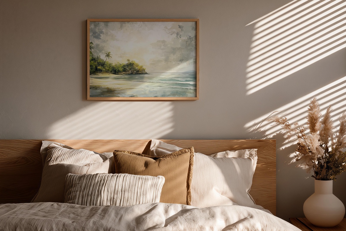 Tropical Tranquility Tides Summer Printable Wall Art