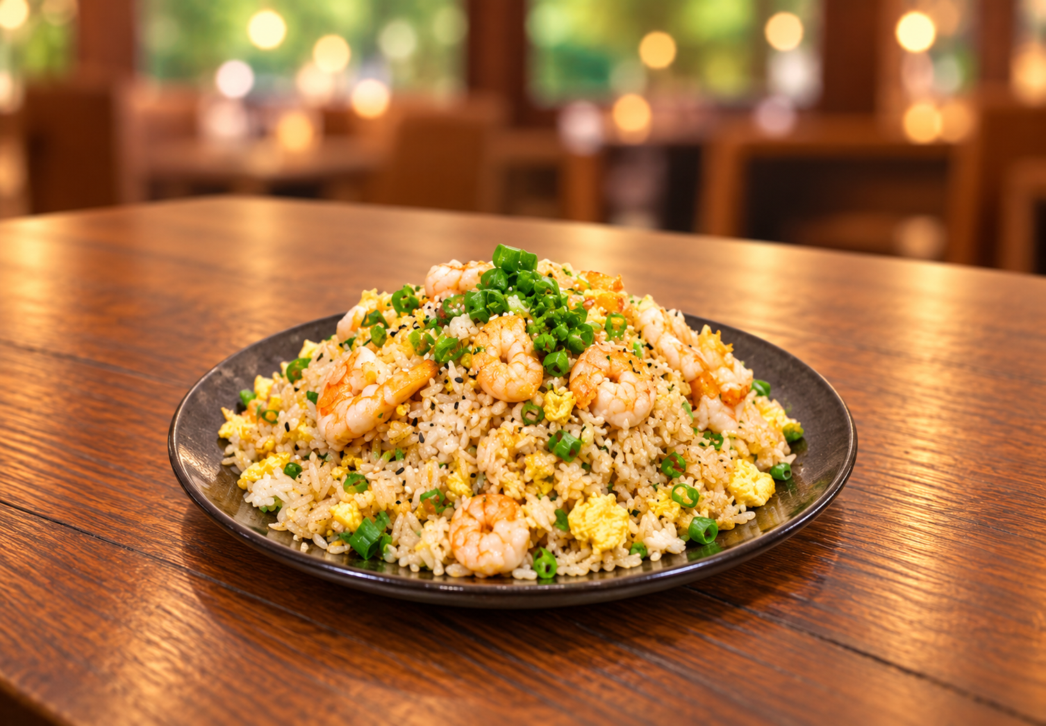 Arroz Chaufa de Camarones