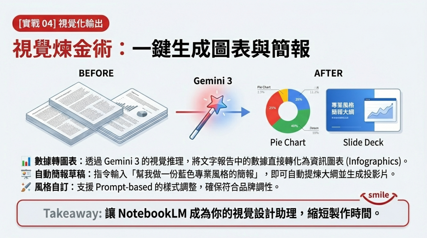 一鍵生成圖表與簡報