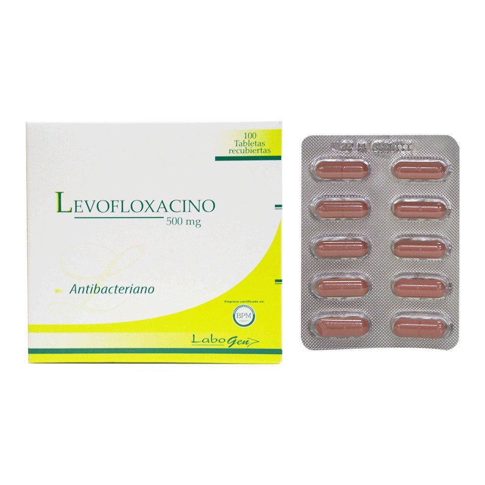 Levofloxacino 500Mg Cja X100 Tab