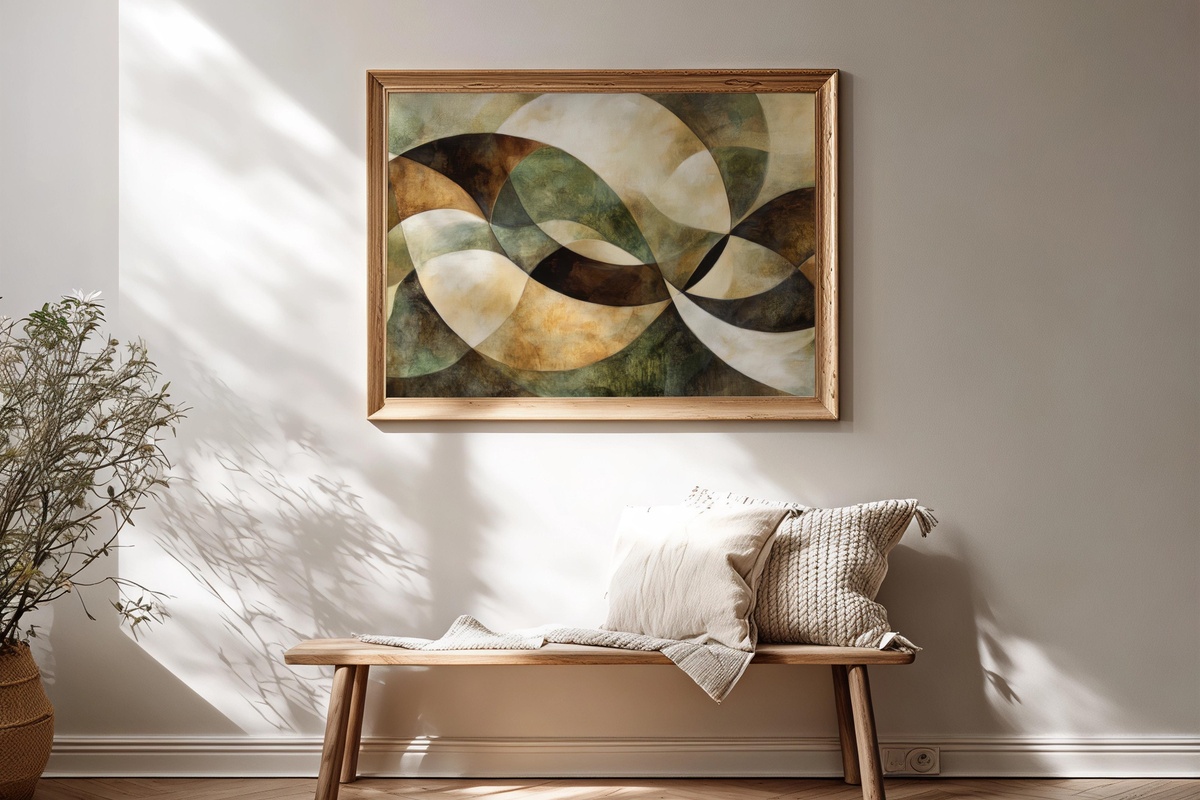 Nature's Earthy Rhythm Printable Wall Art — modern earthy printable art