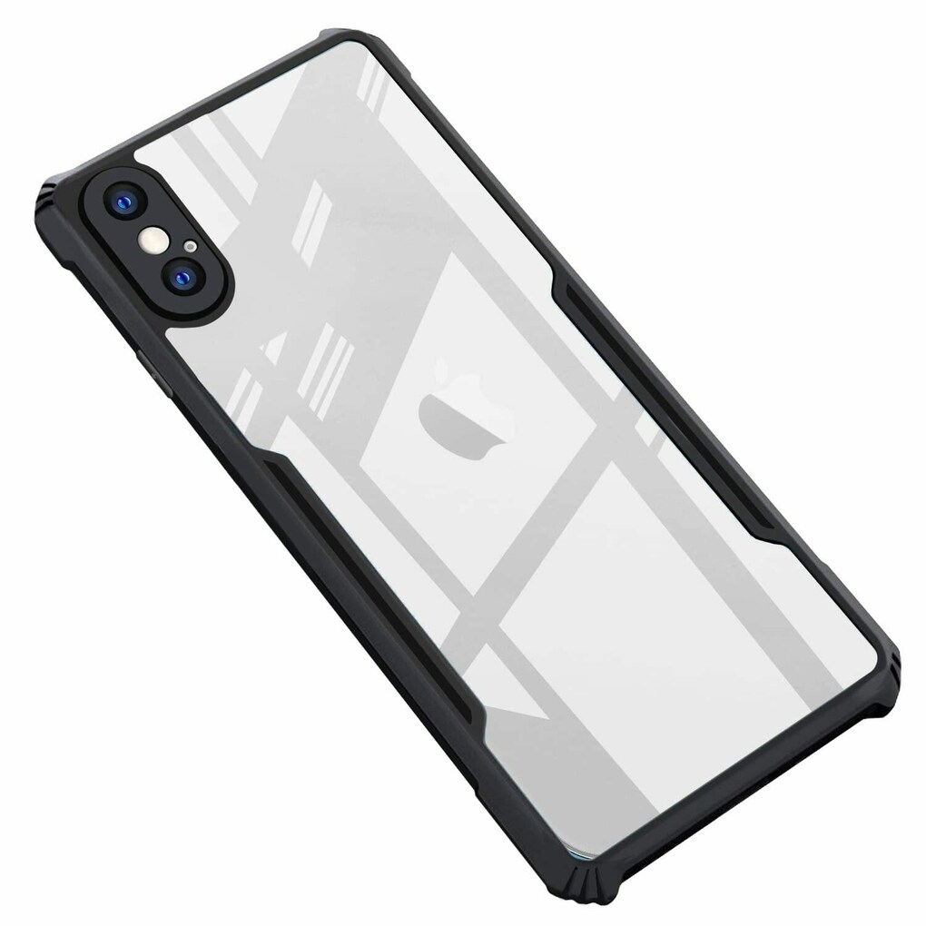 Black Border - Transparent Back iPaky Mobile Back Cover Case