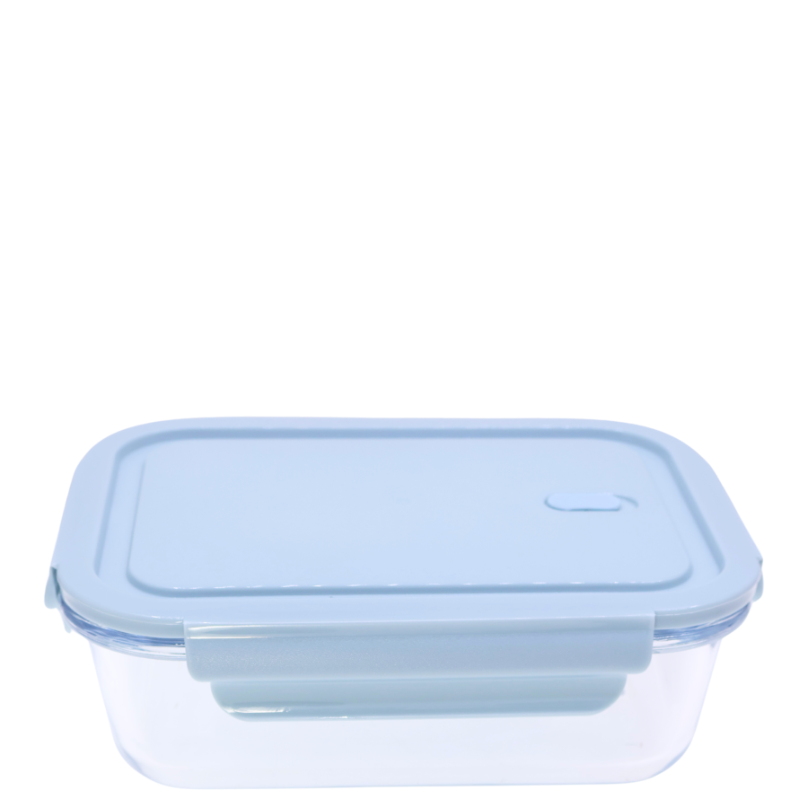 Taper hermético vidrio, 1040ml, 20x14.5x7cm