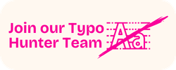 Join the typo hunter team