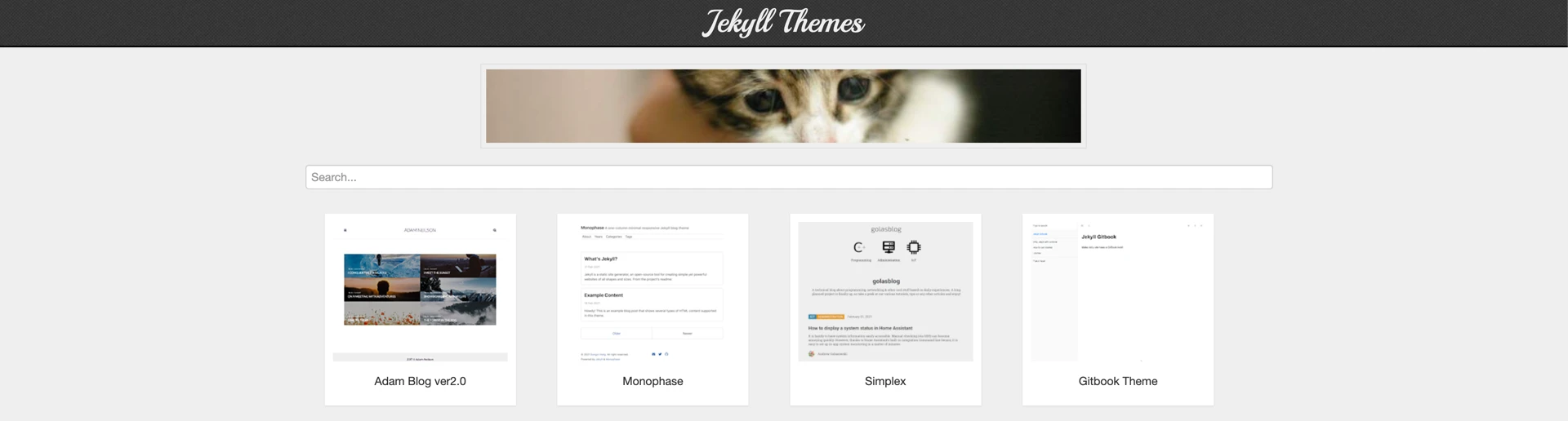 Jekyll Themes