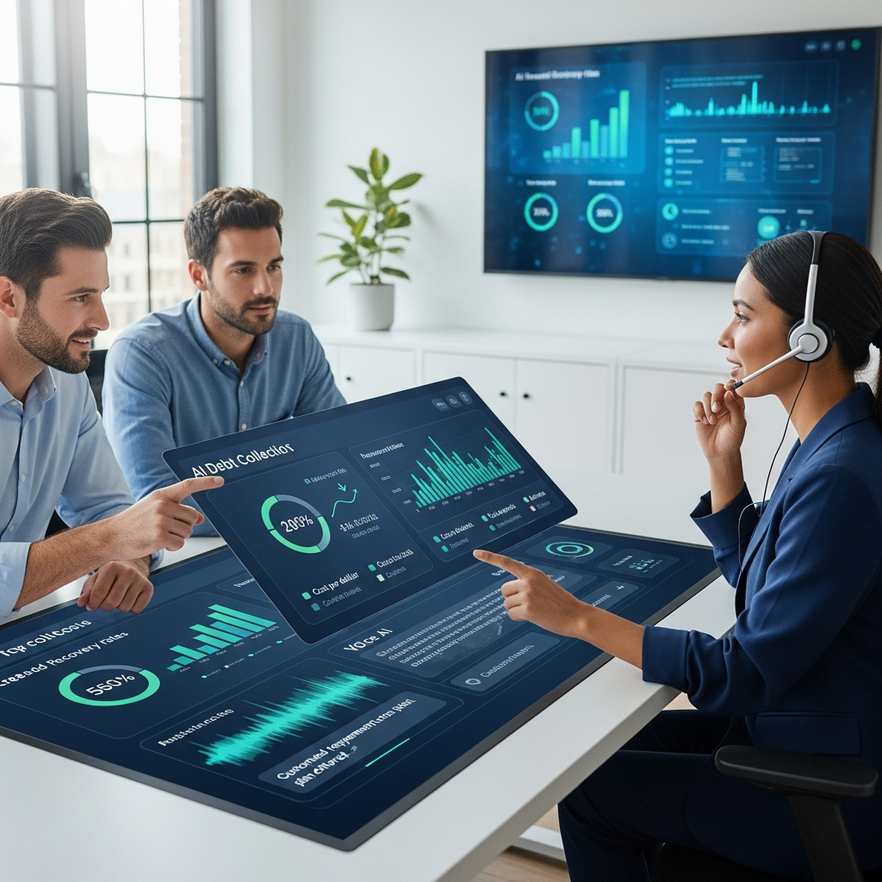 AI Debt Collection: Outperforming Human Agents