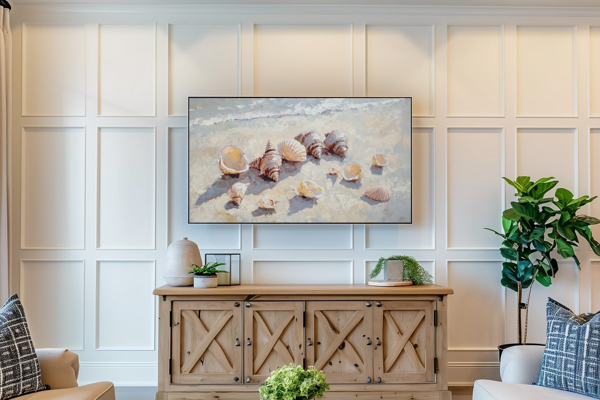 Sunny Shore's Harmony - Summer Frame TV Art