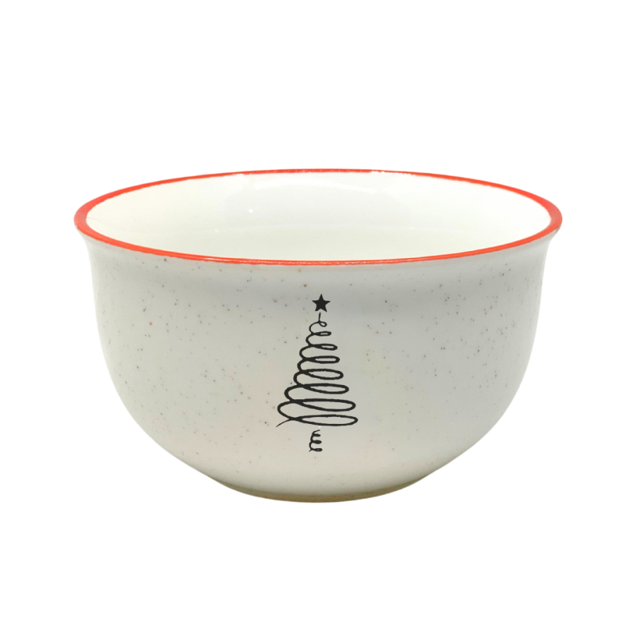 Bowl navideño cerámica, 400ml